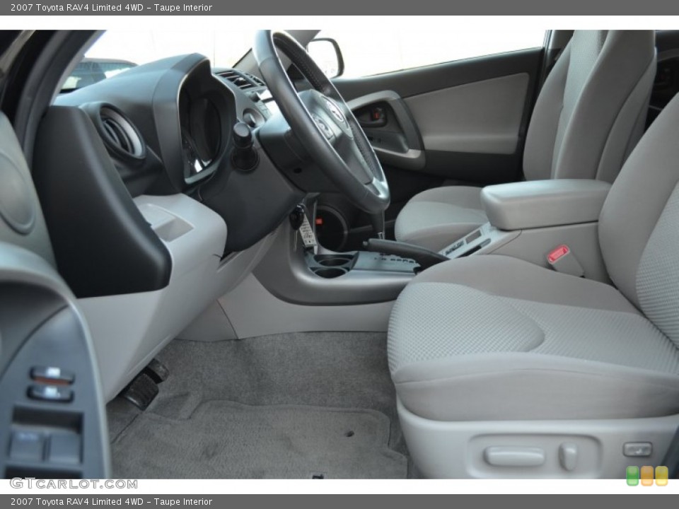 Taupe Interior Photo for the 2007 Toyota RAV4 Limited 4WD #78407577