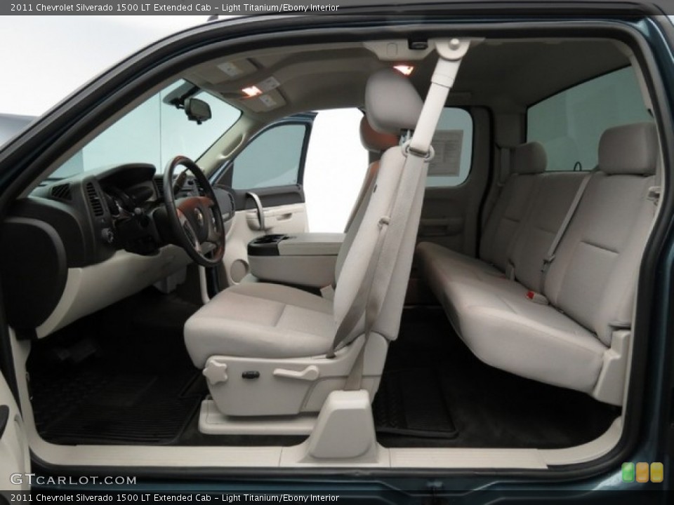 Light Titanium/Ebony Interior Photo for the 2011 Chevrolet Silverado 1500 LT Extended Cab #78408203