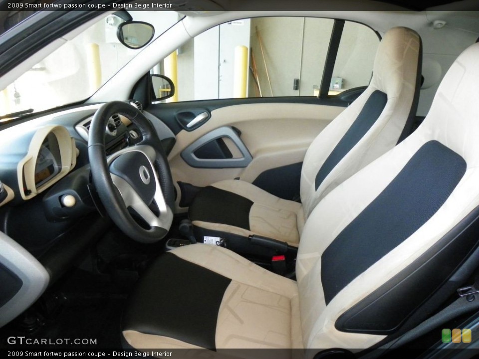 Design Beige 2009 Smart fortwo Interiors