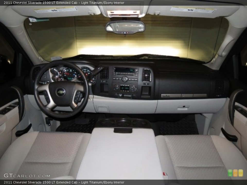 Light Titanium/Ebony Interior Dashboard for the 2011 Chevrolet Silverado 1500 LT Extended Cab #78408326