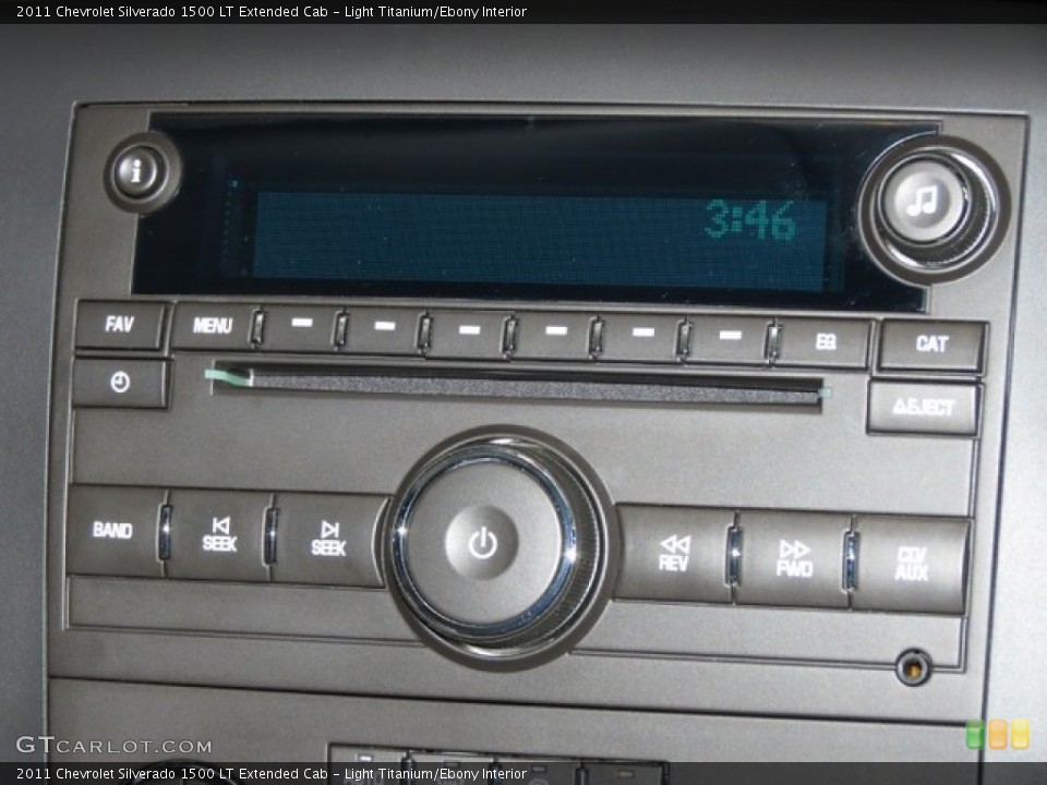 Light Titanium/Ebony Interior Audio System for the 2011 Chevrolet Silverado 1500 LT Extended Cab #78408461