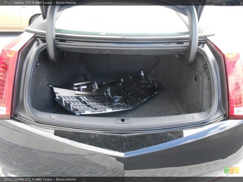 Ebony Interior Trunk for the 2013 Cadillac CTS 4 AWD Coupe #78409115