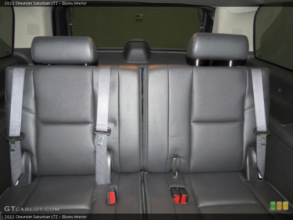 Ebony Interior Rear Seat for the 2011 Chevrolet Suburban LTZ #78409711