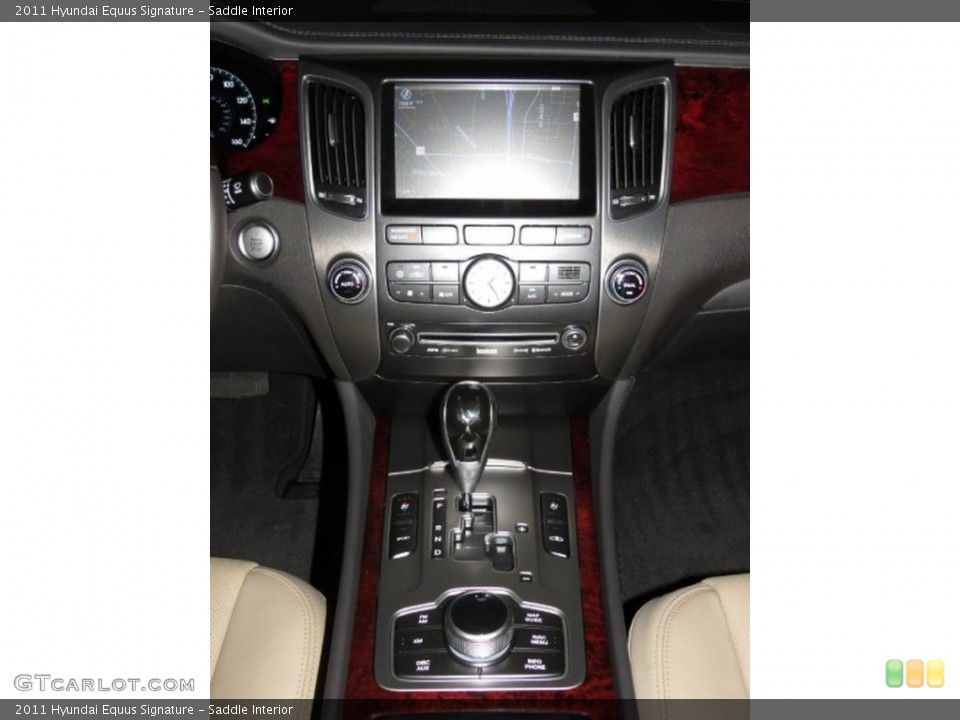 Saddle Interior Controls for the 2011 Hyundai Equus Signature #78410738