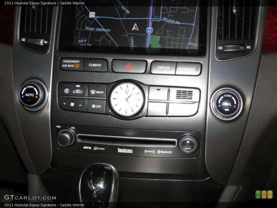 Saddle Interior Controls for the 2011 Hyundai Equus Signature #78410780