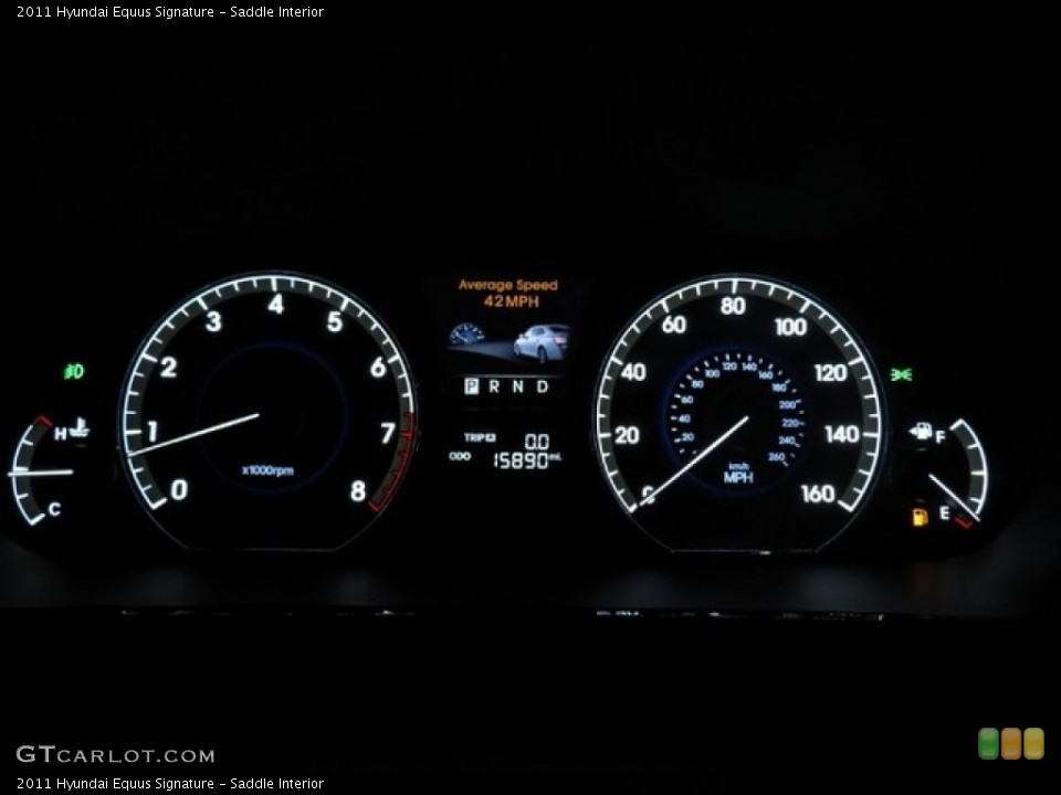 Saddle Interior Gauges for the 2011 Hyundai Equus Signature #78410833