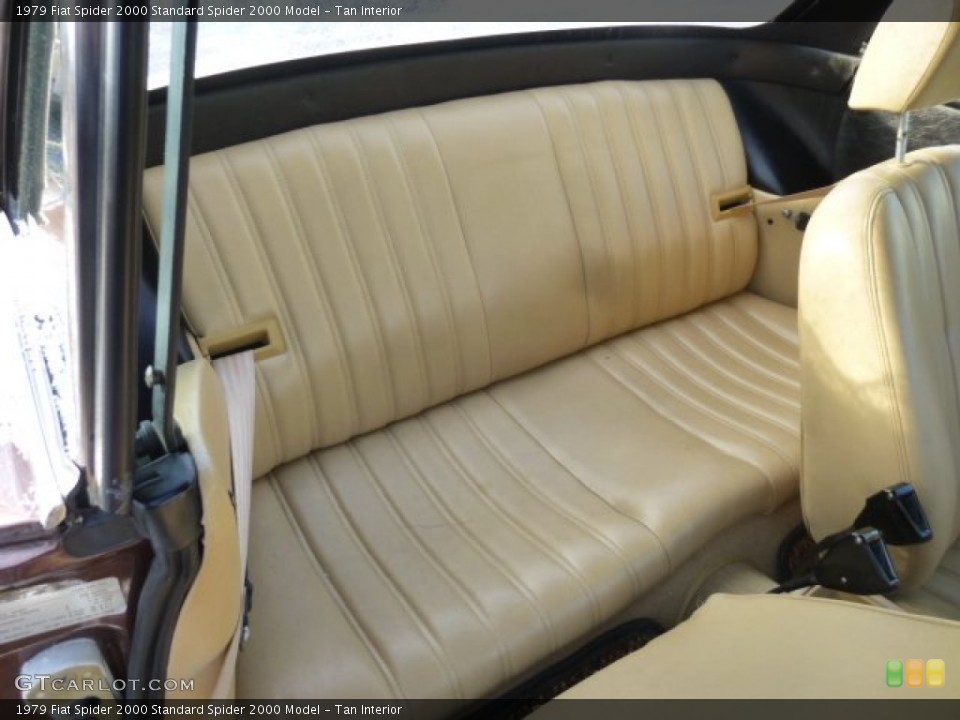 Tan Interior Rear Seat for the 1979 Fiat Spider 2000  #78414948