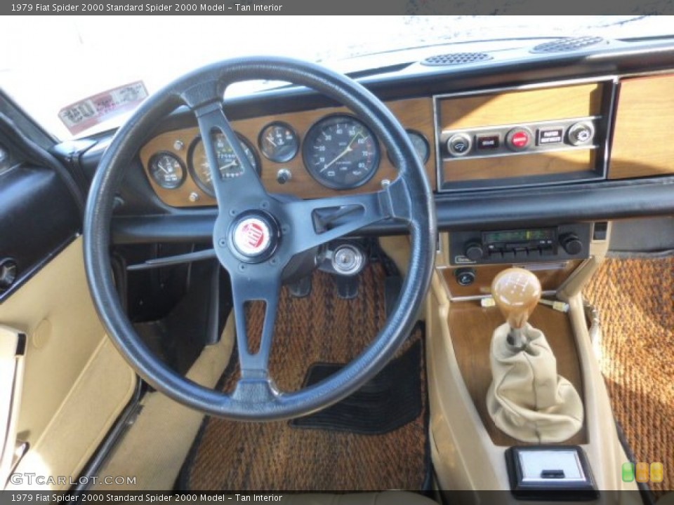 Tan Interior Dashboard for the 1979 Fiat Spider 2000  #78414971