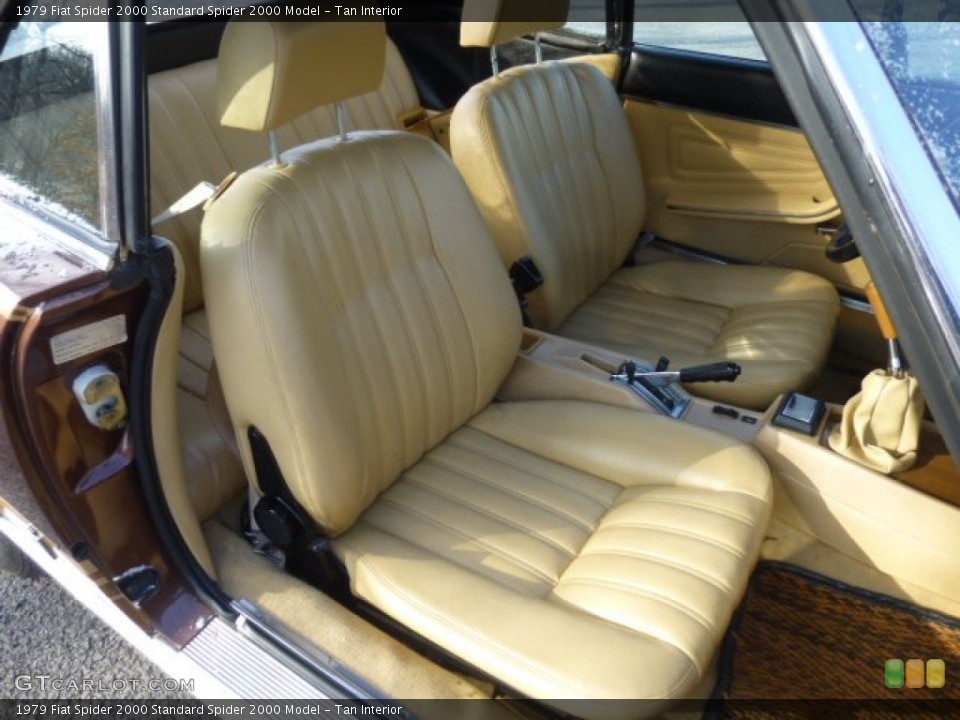 Tan Interior Photo for the 1979 Fiat Spider 2000  #78414998