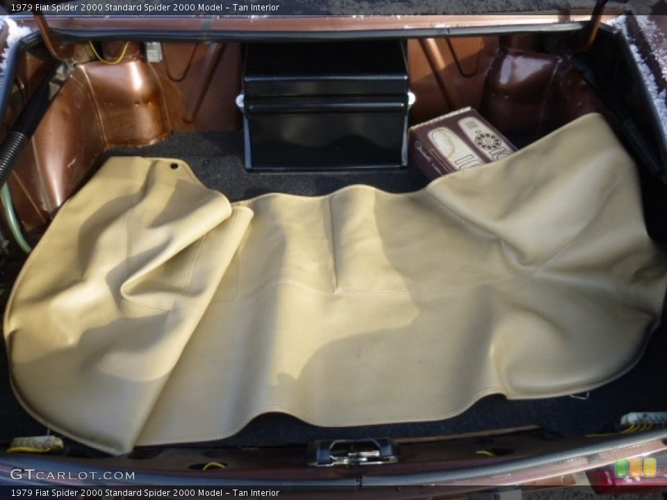 Tan Interior Trunk for the 1979 Fiat Spider 2000  #78415022