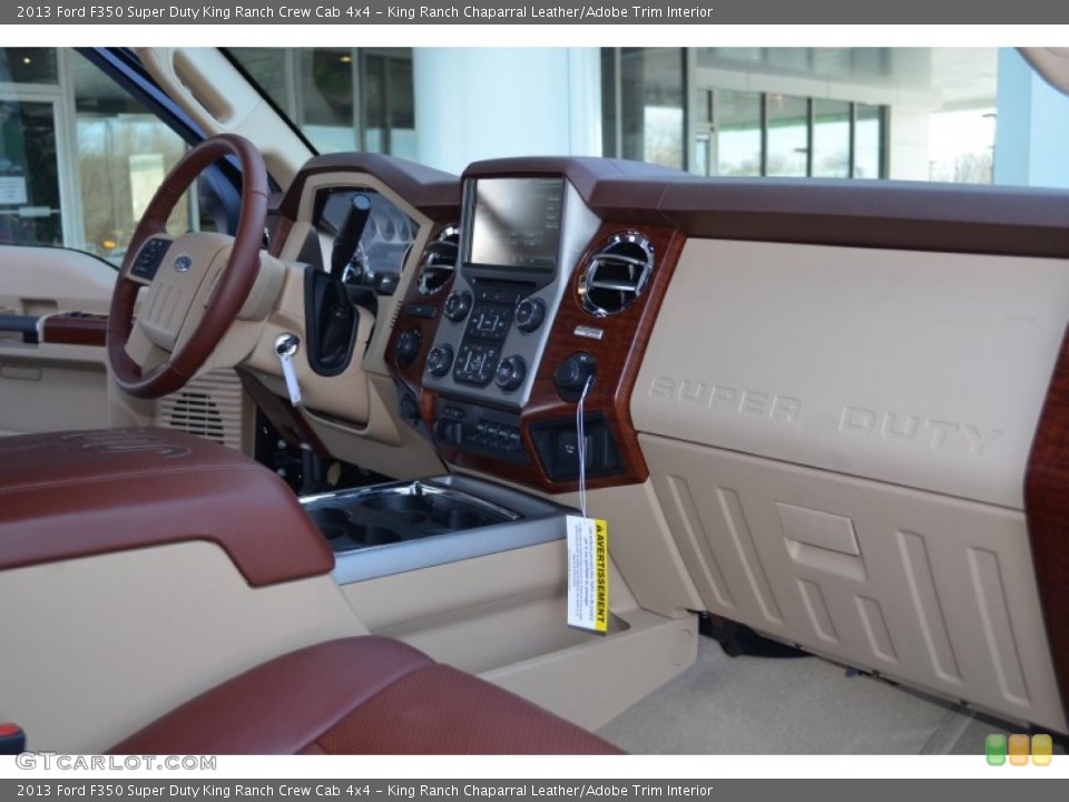 King Ranch Chaparral Leather/Adobe Trim Interior Dashboard for the 2013 Ford F350 Super Duty King Ranch Crew Cab 4x4 #78415288