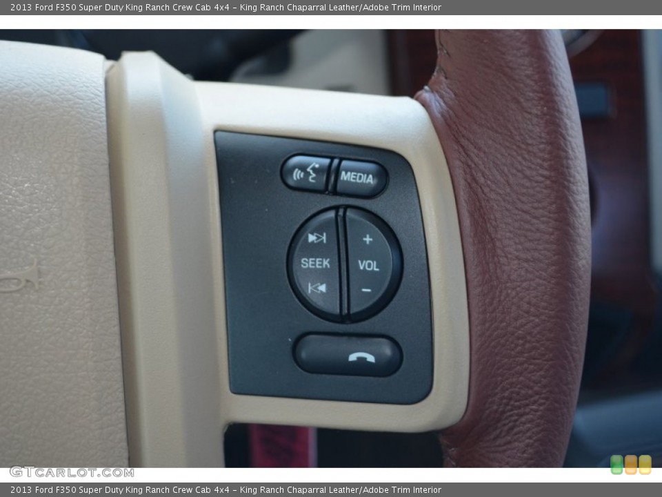 King Ranch Chaparral Leather/Adobe Trim Interior Controls for the 2013 Ford F350 Super Duty King Ranch Crew Cab 4x4 #78415787