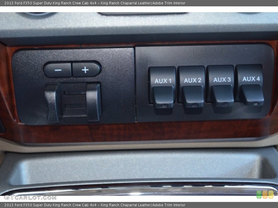 King Ranch Chaparral Leather/Adobe Trim Interior Controls for the 2013 Ford F350 Super Duty King Ranch Crew Cab 4x4 #78416018