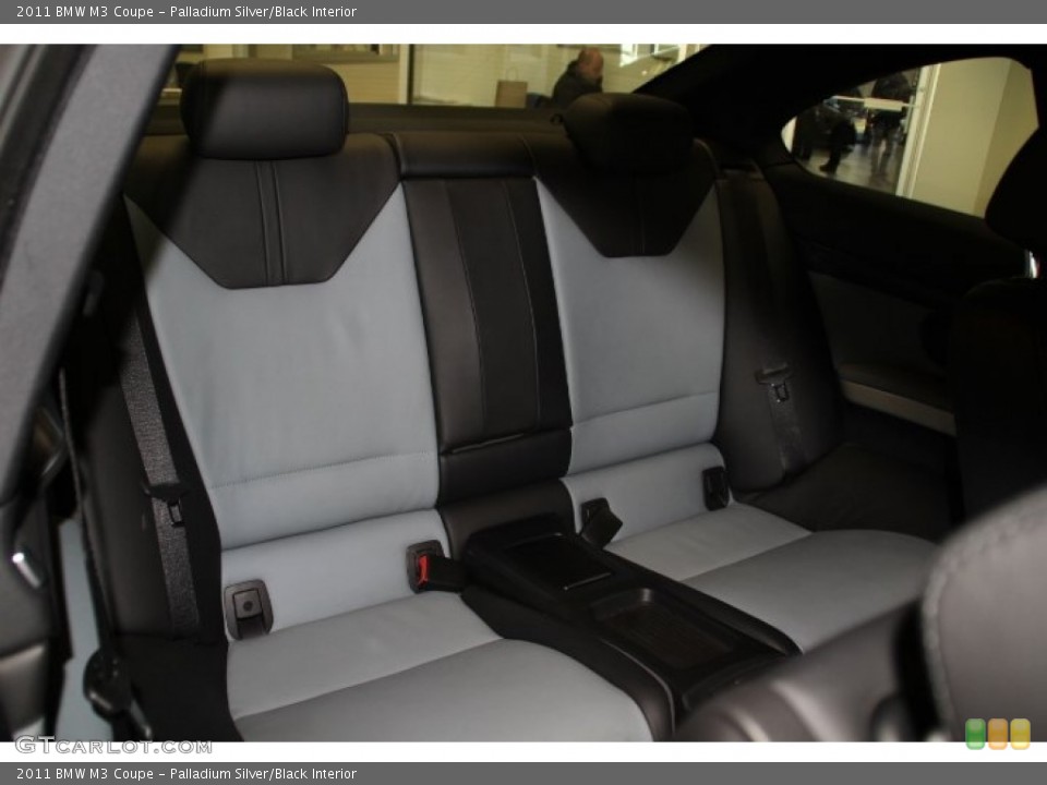 Palladium Silver/Black Interior Rear Seat for the 2011 BMW M3 Coupe #78419711