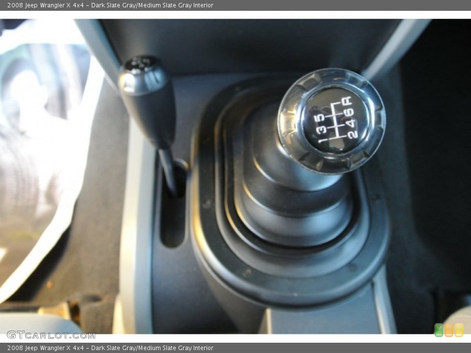 Dark Slate Gray/Medium Slate Gray Interior Transmission for the 2008 Jeep Wrangler X 4x4 #78421781