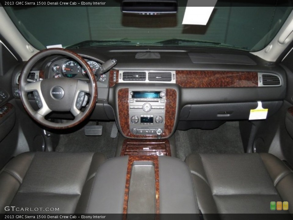 Ebony Interior Dashboard for the 2013 GMC Sierra 1500 Denali Crew Cab #78422900