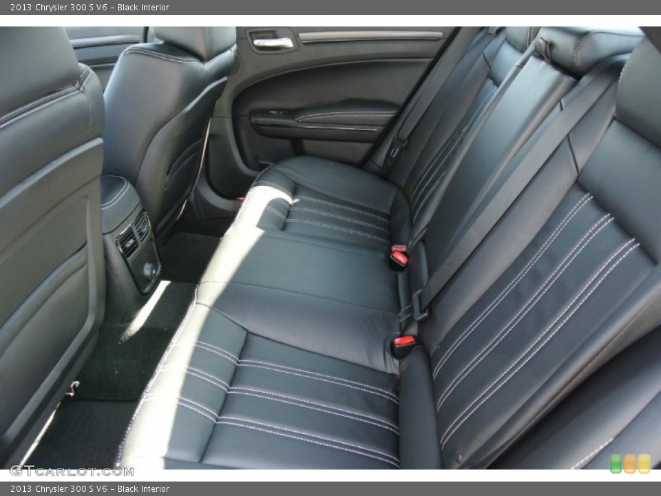 Black Interior Rear Seat for the 2013 Chrysler 300 S V6 #78424022