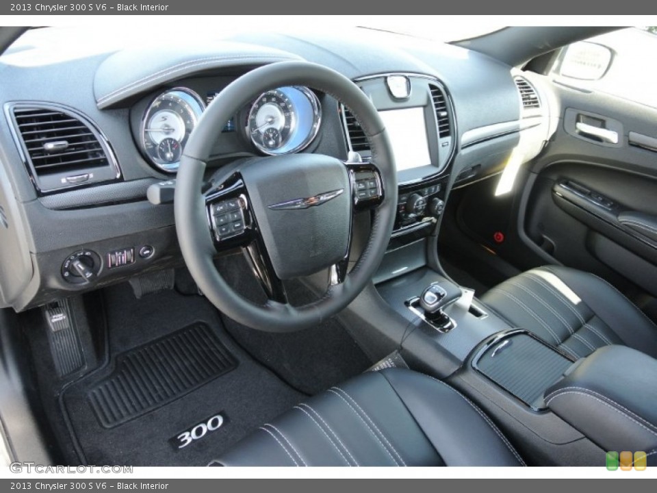 Black Interior Prime Interior for the 2013 Chrysler 300 S V6 #78424170