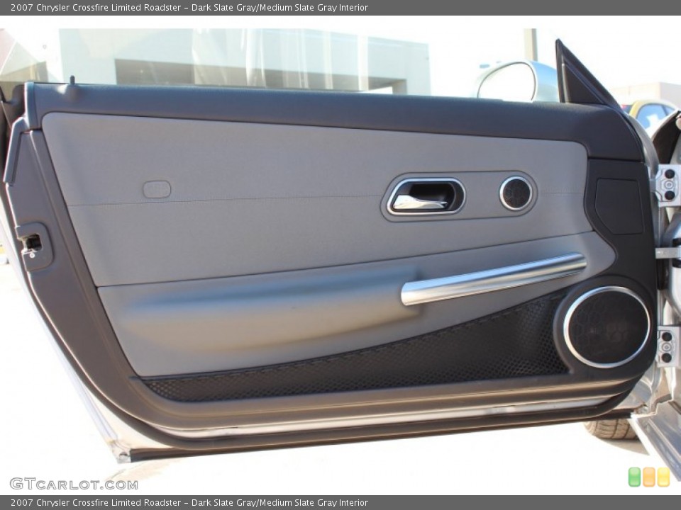 Dark Slate Gray/Medium Slate Gray Interior Door Panel for the 2007 Chrysler Crossfire Limited Roadster #78425761
