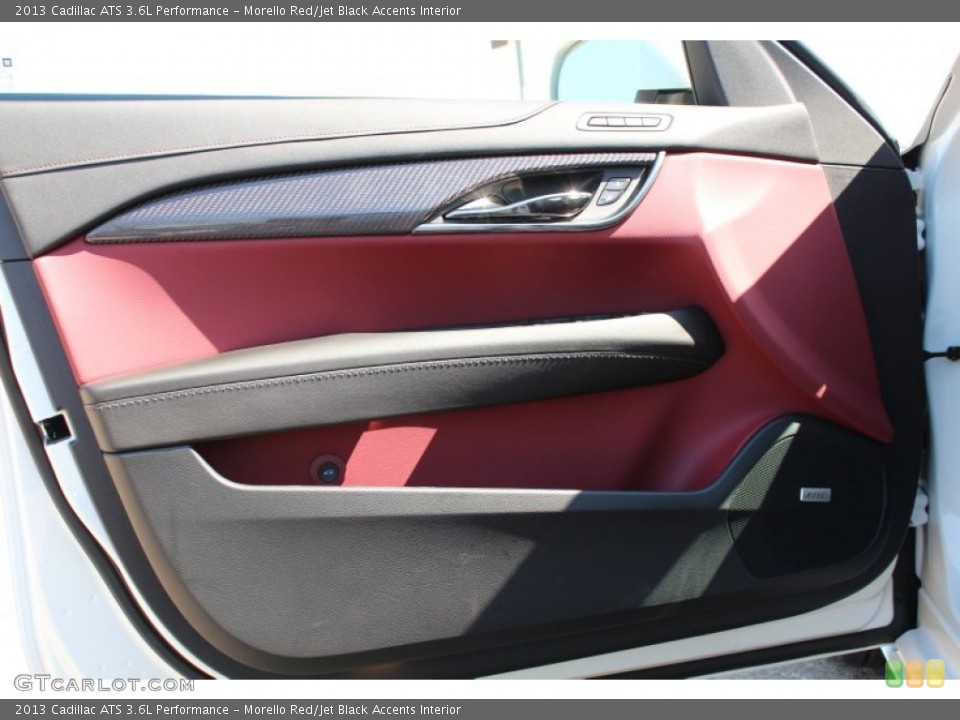 Morello Red/Jet Black Accents Interior Door Panel for the 2013 Cadillac ATS 3.6L Performance #78426274