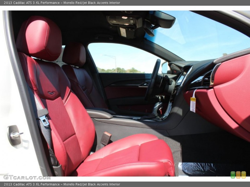 Morello Red/Jet Black Accents Interior Photo for the 2013 Cadillac ATS 3.6L Performance #78426329