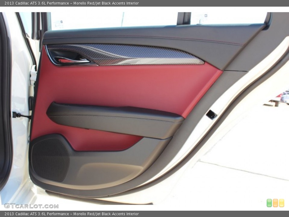 Morello Red/Jet Black Accents Interior Door Panel for the 2013 Cadillac ATS 3.6L Performance #78426378