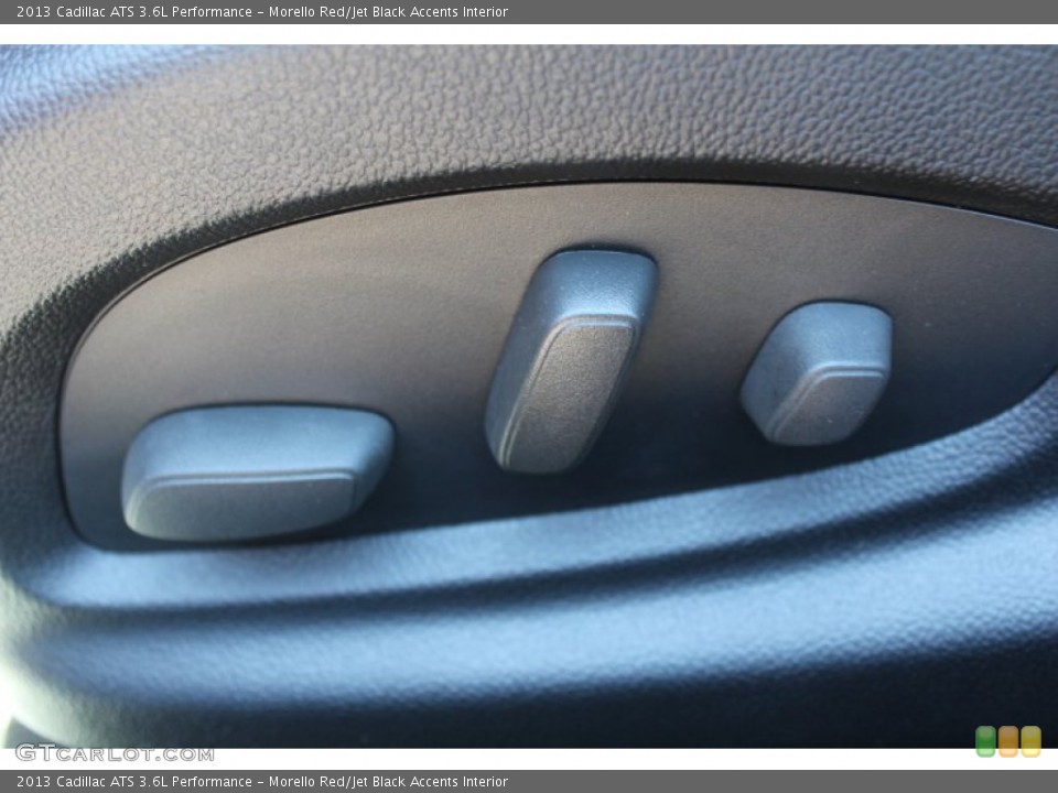 Morello Red/Jet Black Accents Interior Controls for the 2013 Cadillac ATS 3.6L Performance #78426637