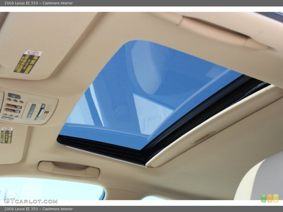 Cashmere Interior Sunroof for the 2009 Lexus ES 350 #78427265