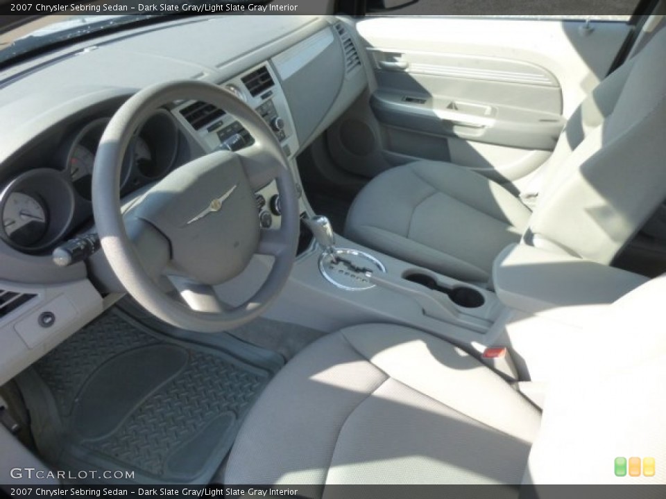 Dark Slate Gray/Light Slate Gray Interior Prime Interior for the 2007 Chrysler Sebring Sedan #78427685
