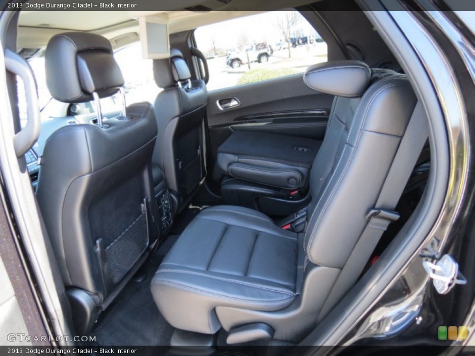 Black Interior Rear Seat for the 2013 Dodge Durango Citadel #78428305