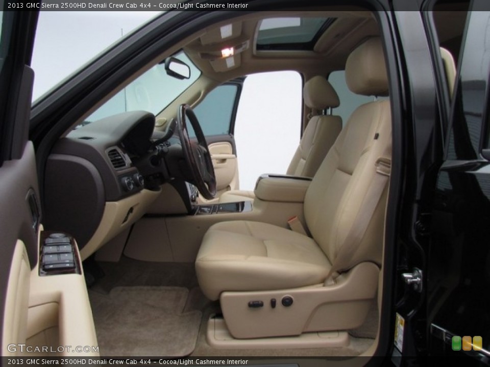 Cocoa/Light Cashmere Interior Photo for the 2013 GMC Sierra 2500HD Denali Crew Cab 4x4 #78428399