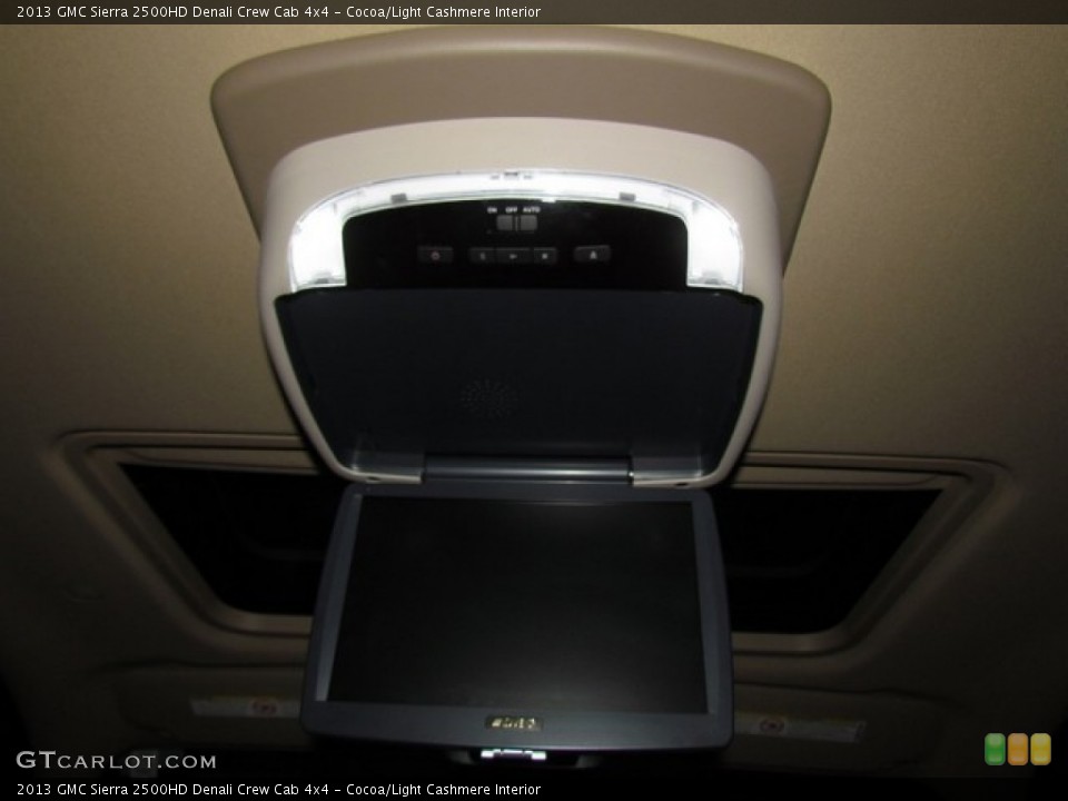 Cocoa/Light Cashmere Interior Entertainment System for the 2013 GMC Sierra 2500HD Denali Crew Cab 4x4 #78428518