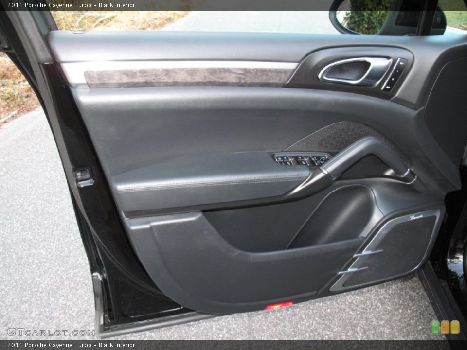 Black Interior Door Panel for the 2011 Porsche Cayenne Turbo #78428993