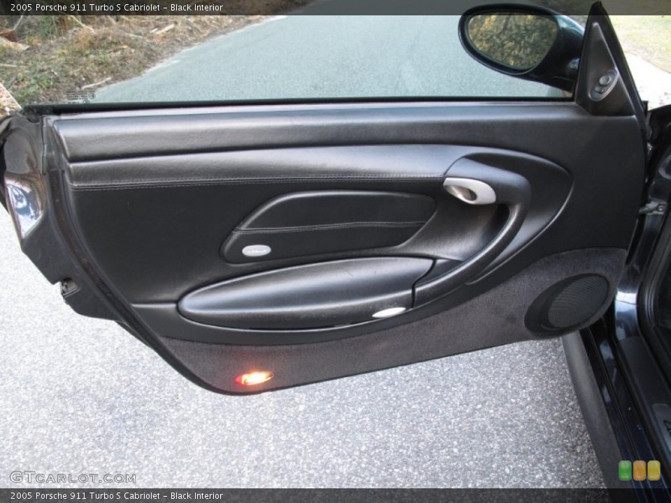 Black Interior Door Panel for the 2005 Porsche 911 Turbo S Cabriolet #78429557