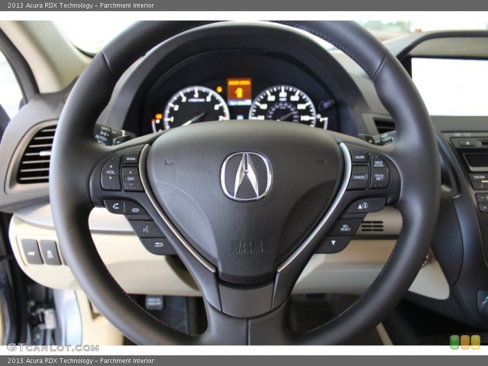 Parchment Interior Steering Wheel for the 2013 Acura RDX Technology #78429875