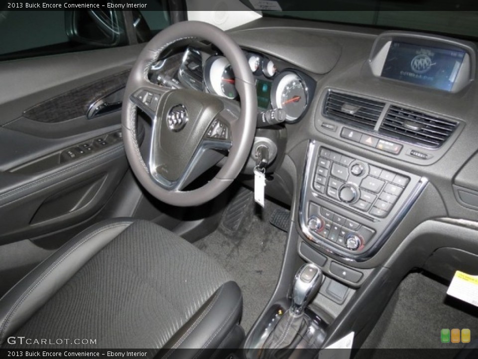 Ebony Interior Dashboard for the 2013 Buick Encore Convenience #78431156