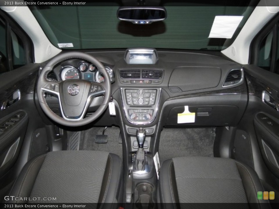 Ebony Interior Dashboard for the 2013 Buick Encore Convenience #78431174