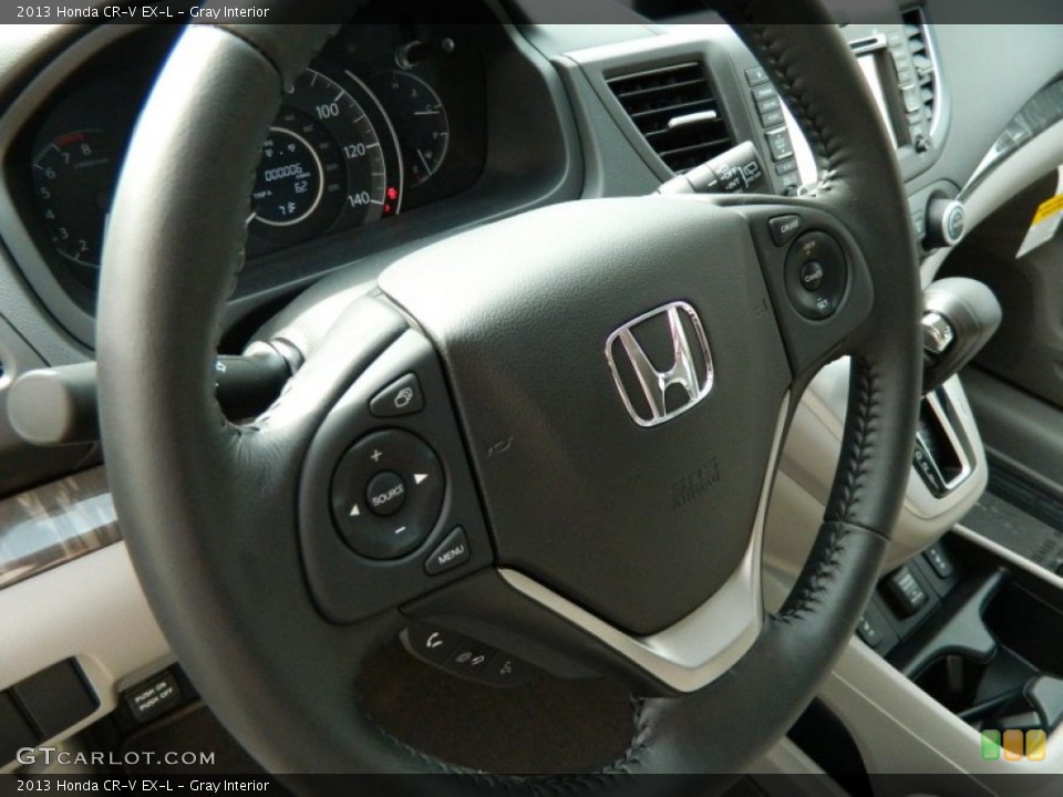 Gray Interior Steering Wheel for the 2013 Honda CR-V EX-L #78431552