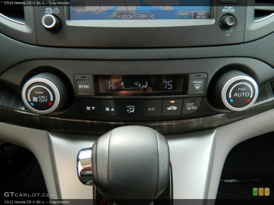 Gray Interior Controls for the 2013 Honda CR-V EX-L #78431622