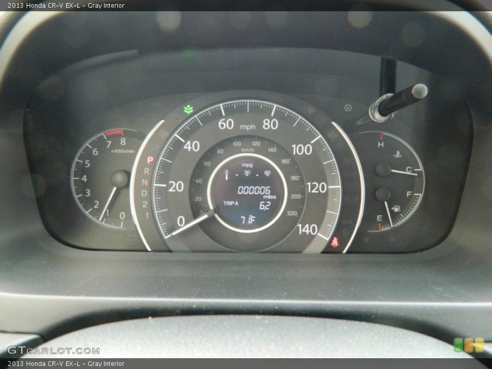 Gray Interior Gauges for the 2013 Honda CR-V EX-L #78431677