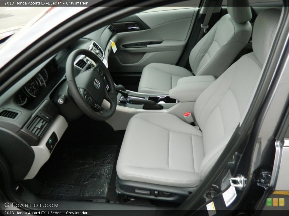Gray Interior Photo for the 2013 Honda Accord EX-L Sedan #78431900