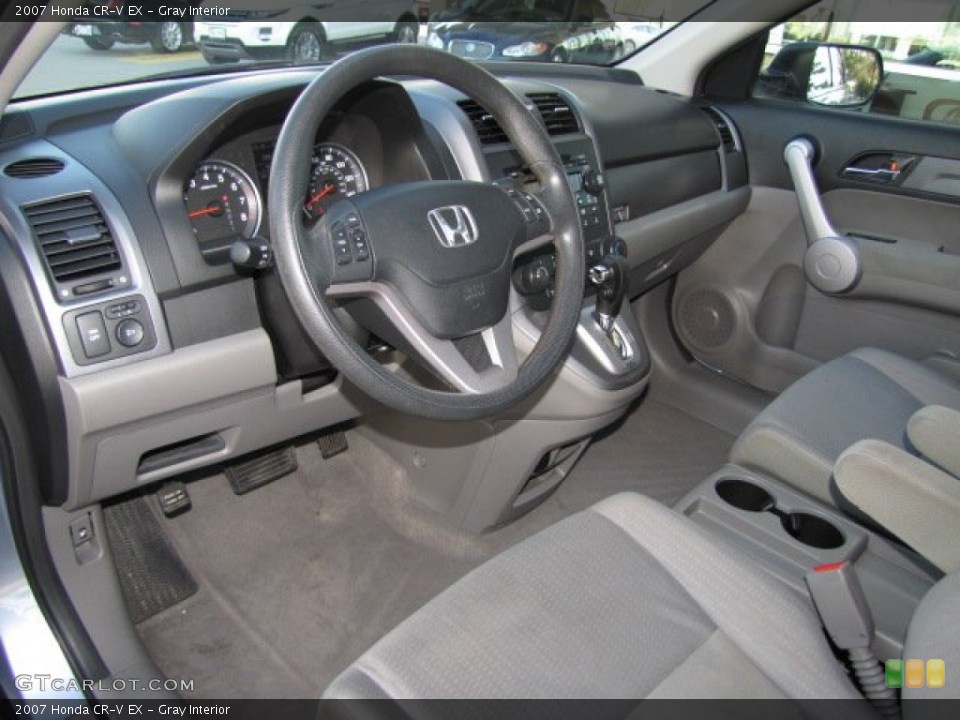 Gray Interior Photo for the 2007 Honda CR-V EX #78432375