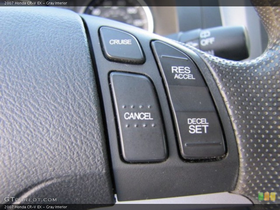Gray Interior Controls for the 2007 Honda CR-V EX #78432462