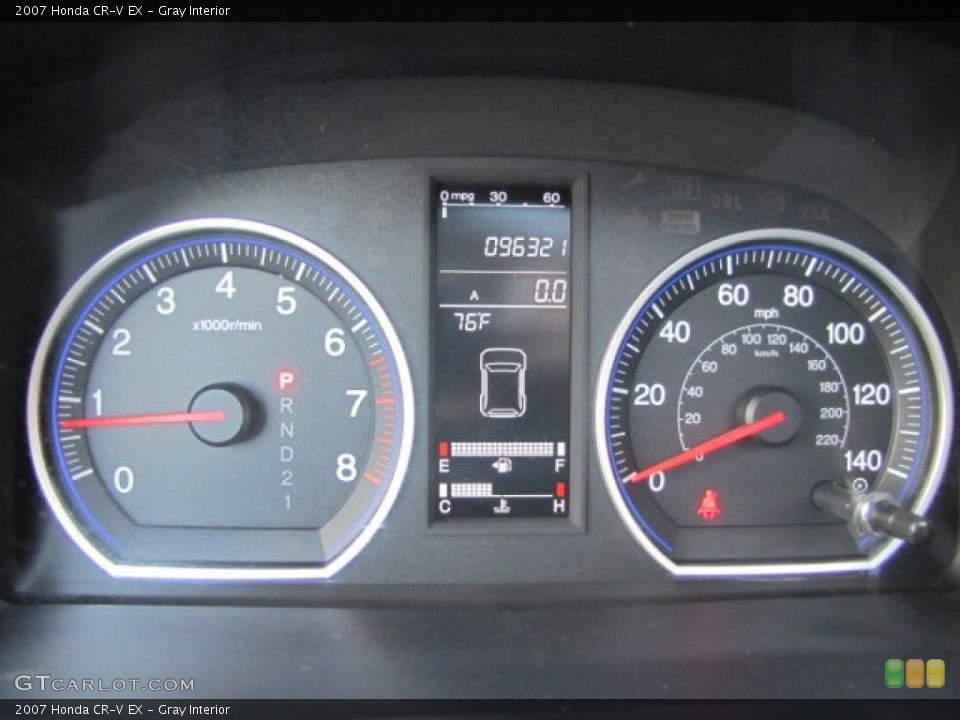 Gray Interior Gauges for the 2007 Honda CR-V EX #78432485