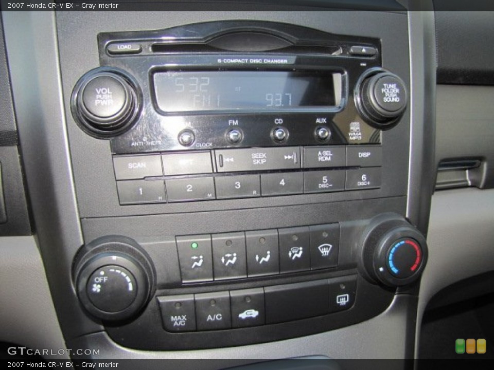 Gray Interior Controls for the 2007 Honda CR-V EX #78432511