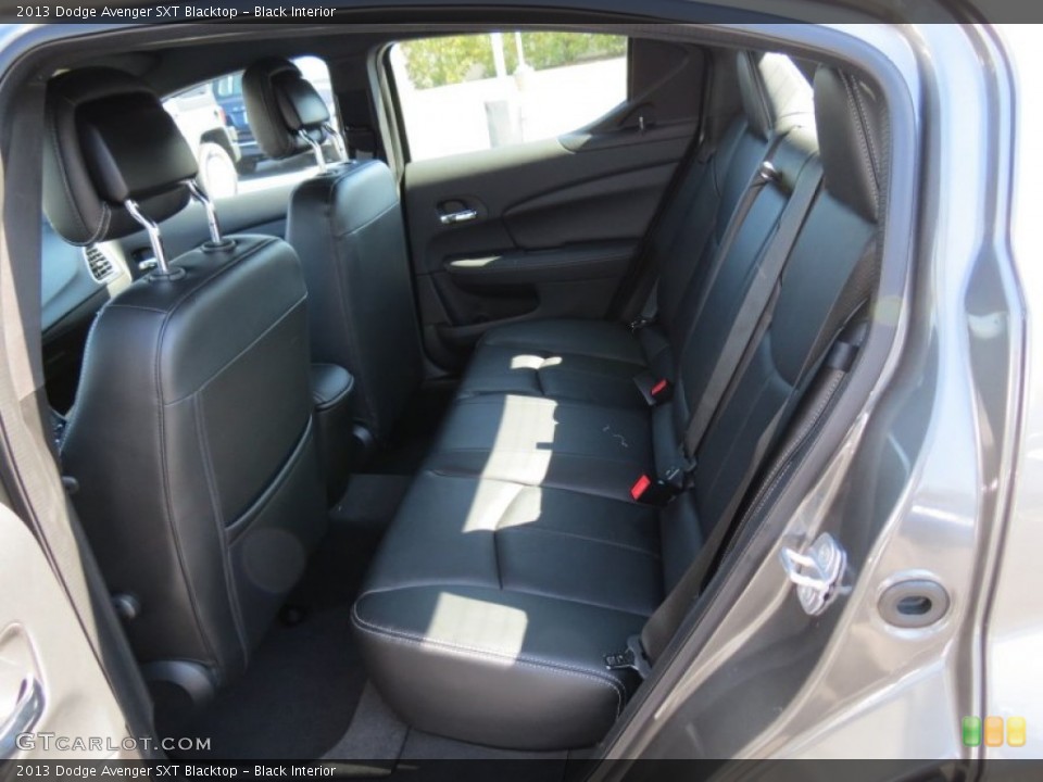 Black Interior Rear Seat for the 2013 Dodge Avenger SXT Blacktop #78433406