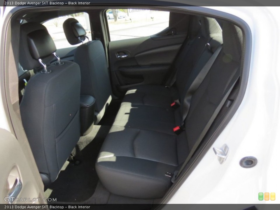 Black Interior Rear Seat for the 2013 Dodge Avenger SXT Blacktop #78433631
