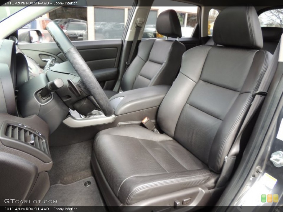 Ebony Interior Front Seat for the 2011 Acura RDX SH-AWD #78433913