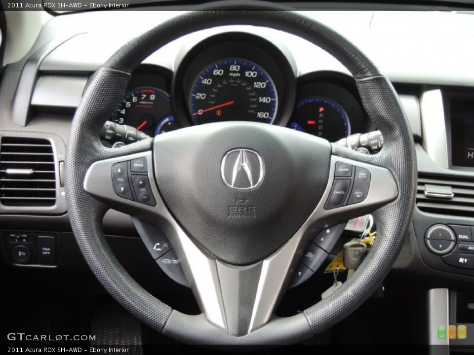 Ebony Interior Steering Wheel for the 2011 Acura RDX SH-AWD #78433973