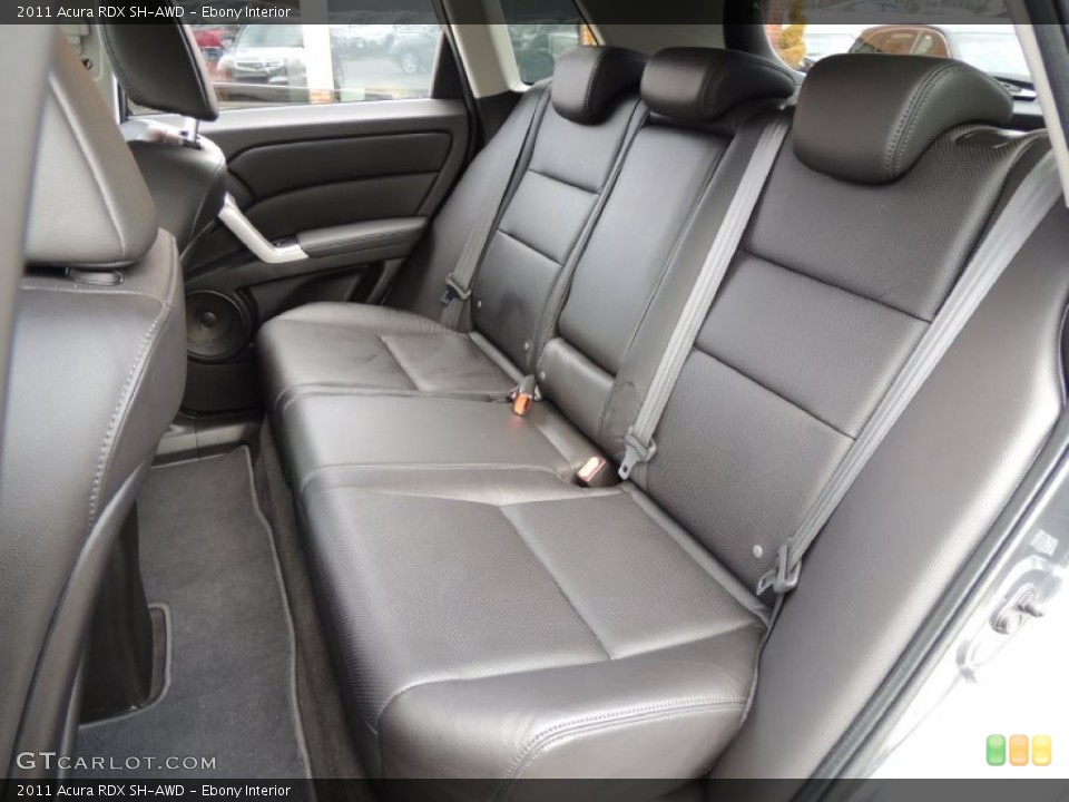 Ebony Interior Rear Seat for the 2011 Acura RDX SH-AWD #78434108